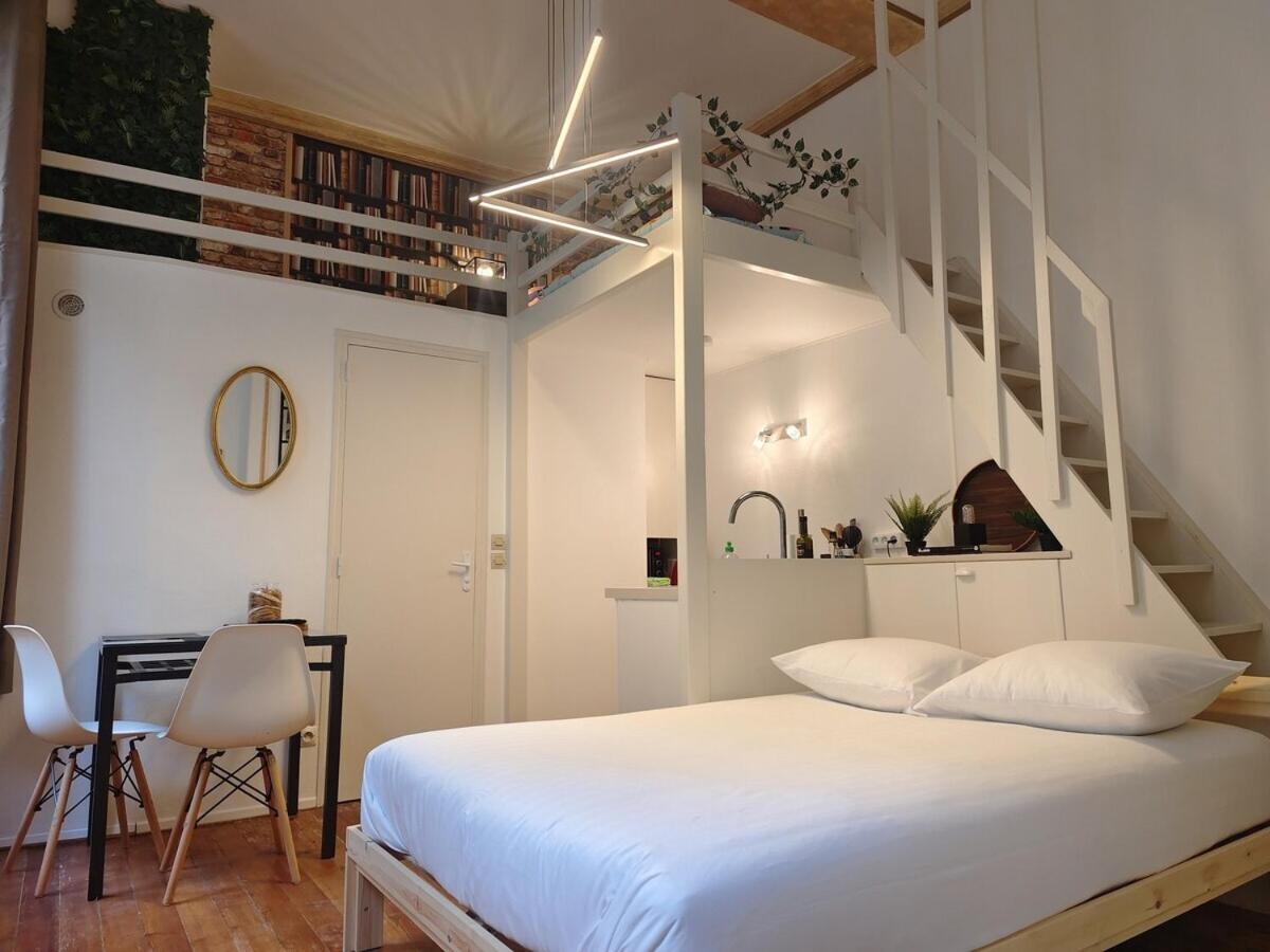 Appartement Studio Lumineux Et Fleuri Idealement Situe à Caen Extérieur photo